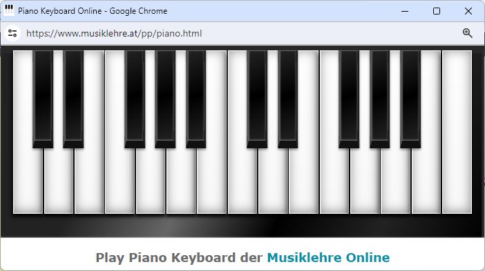 Piano Keyboard Online